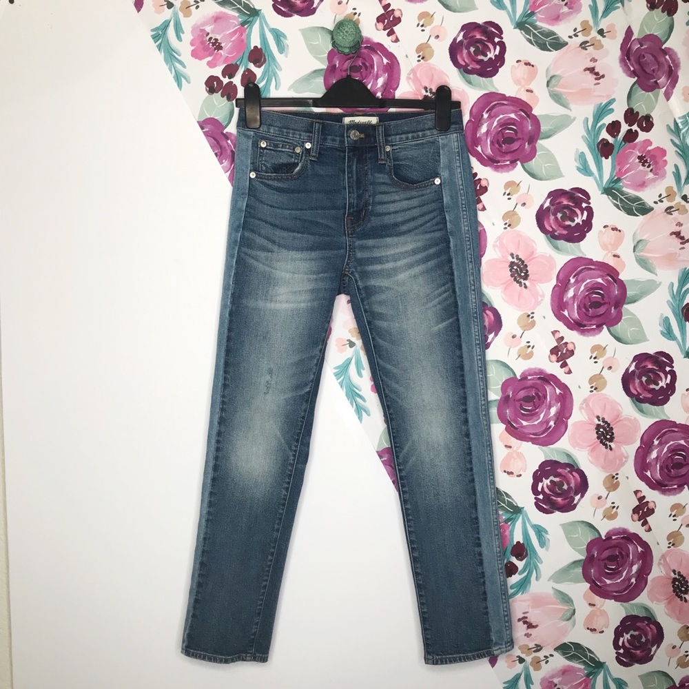 Madewell Women's Ankle Crop Jeans in Medium Blue Wash